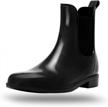 waterproof chelsea rain boots for women - babaka ankle rain shoes for ladies logo