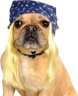 rubie's pet costume bandana with hair - ideal for medium to large breeds логотип