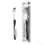 🦷 the ultimate oral care essential: dentissimo swiss biodent toothbrush in anthracite shade logo