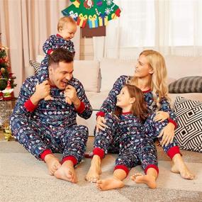 img 3 attached to CALLA DREAM Christmas Polyester Matching Apparel & Accessories Baby Boys best: Clothing