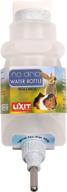 🐰 lixit top fill no drip water bottles for rabbits, ferrets, hamsters, guinea pigs, rats, chinchillas and other small animals - 32 ounce clear bottle, easy to use and mess-free logo