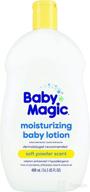 baby magic moisturizing body lotion, sweet buttercup scent, 16.5 oz: ultimate nourishment for baby's skin logo