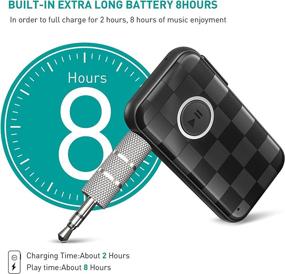 img 3 attached to 🚗 Enhanced Bluetooth 5.0 Car Adapter Receiver: Effortless Connectivity for Cars and Speakers