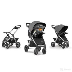 img 3 attached to 👶 Chicco Bravo 3-in-1 Trio Travel System with Top-Rated KeyFit 30 Infant Car Seat and Base – Quick-Fold Stroller Combo in Brooklyn/Navy