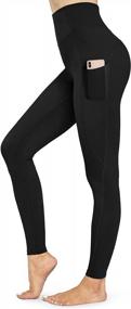 img 4 attached to Enhance Your Workout Experience With Styleword Women'S High-Waist Yoga Pants With Pockets