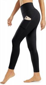 img 3 attached to Enhance Your Workout Experience With Styleword Women'S High-Waist Yoga Pants With Pockets