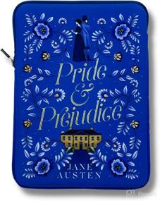 img 4 attached to 📚 Water and Stain Resistant Book Beau Book Sleeve with Zipper - Pride & Prejudice Jumbeau Edition