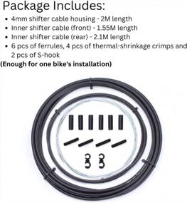 img 2 attached to 5-Color Universal Bike Shifter And Derailleur Housing Kit For Optimal Performance