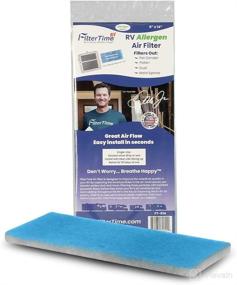 img 4 attached to RV FT-614 Allergen Air Filter 6”x14” - MERV 6 - Replaces Coleman Mach - Made in USA - 1 Filter per Pack