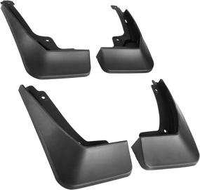 img 2 attached to 🚘 A-Premium Mud Flaps Splash Guards for Chevrolet Blazer Base L LS LT Premier 2019 2020 - Front & Rear 4-Piece Set