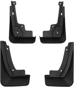 img 3 attached to 🚘 A-Premium Mud Flaps Splash Guards for Chevrolet Blazer Base L LS LT Premier 2019 2020 - Front & Rear 4-Piece Set