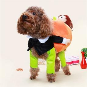 img 4 attached to 🎃 BlueSpace Pet Costume: Stylish Holiday Suit for Small Dogs and Cats - Perfect for Christmas and Halloween