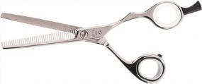 img 3 attached to Cricket Centrix Classic C 3560 5.75" Thinning Shear Professional Stylist Hair Cutting Thinning Scissor Japanese Steel, Includes A Complimentary Bag With Accessories