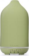 salking stone diffuser, ceramic ultrasonic essential oil diffuser for aromatherapy, birthday gift (matcha green) logo