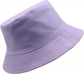 img 3 attached to Packable Cotton Bucket Hat - Perfect For Summer Travel, Beach And Outdoor Activities - Unisex Sun Hat