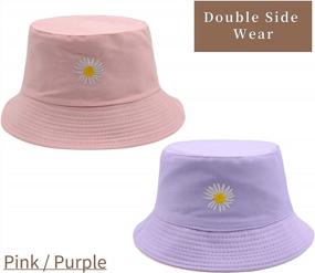 img 2 attached to Packable Cotton Bucket Hat - Perfect For Summer Travel, Beach And Outdoor Activities - Unisex Sun Hat