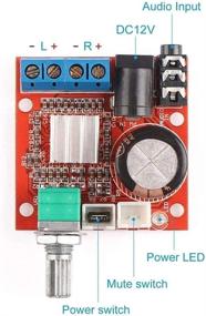 img 3 attached to 2 Pack 12V DC Dual Channel Hi-Fi PAM8610 D Class Stereo Amplifier Board Module - 2X10W