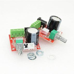 img 1 attached to 2 Pack 12V DC Dual Channel Hi-Fi PAM8610 D Class Stereo Amplifier Board Module - 2X10W