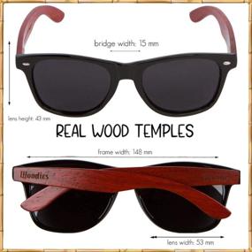 img 3 attached to Woodies Rose Sunglasses Polarized Lenses