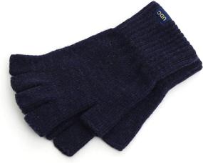 img 2 attached to 🧤 UNDERCONTROL Fingerless Gloves: Ultimate Typing and Texting Experience for Men's Accessories with Gloves & Mittens