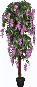img 4 attached to 6' Artificial Silk Wisteria Tree With UV Protection & Real Touch Technology - Super Quality Nursery Plastic Pot