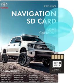 img 4 attached to Enhanced Toyota 86271-0E073 Sat Nav OEM Navigation SD Card: Latest USA Canada Maps Update + Antifog Stickers