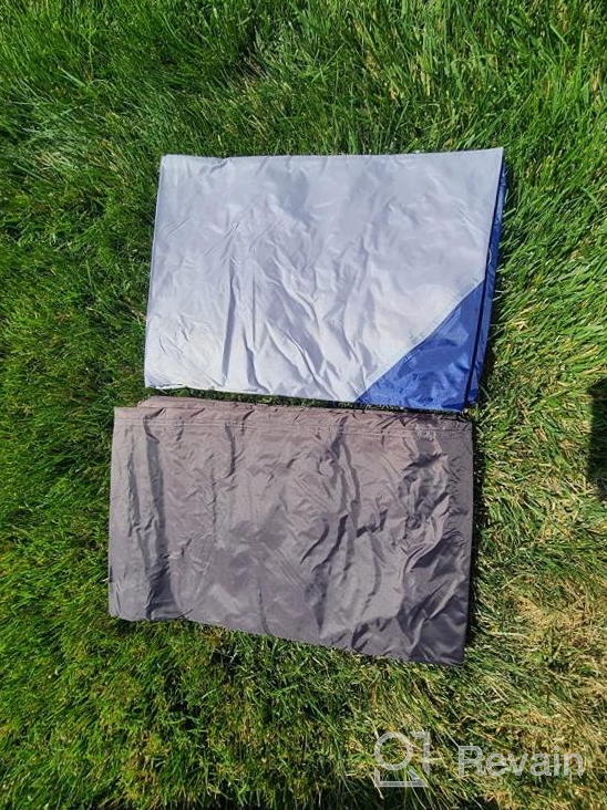 img 1 attached to 4-Person Waterproof Camping Tent With Removable Rain Fly, Lightweight & Portable Backpacking Tent For 4 Seasons Family Gatherings, Hiking And Travel. review by Lance Jenkins