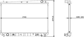 img 1 attached to Denso 221 3101 Radiator