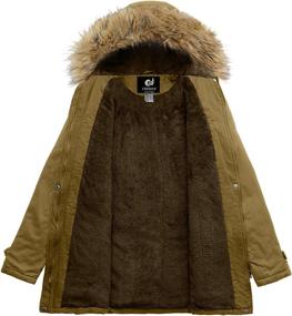 img 3 attached to CHERFLY Womens Winter Hooded X Large Women's Clothing in Coats, Jackets & Vests