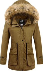 img 4 attached to CHERFLY Womens Winter Hooded X Large Women's Clothing in Coats, Jackets & Vests