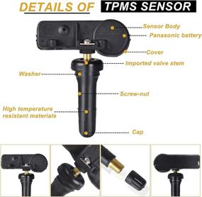 img 1 attached to 13586335 Pressure Monitoring Replacement Cadillac Tires & Wheels