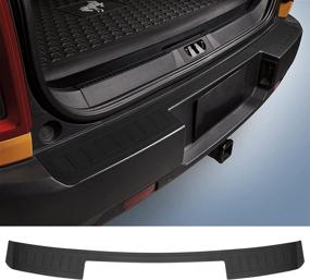 img 4 attached to 2021-2022 Ford Bronco Sport Rear Bumper Protector: Trunk Bumper Guards Cover Trim Accessories