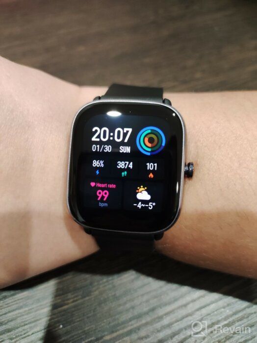 img 2 attached to Amazfit GTS 2 Mini: GPS Smart Watch and Fitness Tracker with Alexa, 14-Day Battery Life, 70+ Sports Modes, and More review by Zia Hoon ᠌