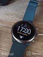 img 1 attached to 📶 Enhanced Wi-Fi NFC Enabled FOSSIL GEN 4 Sport Smartwatch 43mm - Smokey Blue Shade review by Hasam Ali ᠌