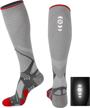 seamless wicking medical compression socks 20-30 mmhg - ideal for nurses, pregnancy, and travel logo