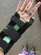 img 1 attached to Thumb Spica Wrist Brace - Aircast A2 Support For Improved Comfort And Stability review by David Boulanger