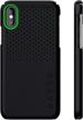 matte black iphone xs/x case: razer arctech slim with venting performance cooling & thermaphene - compatible with wireless charging logo