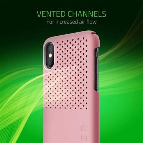 img 2 attached to Matte Black IPhone Xs/X Case: Razer Arctech Slim With Venting Performance Cooling & Thermaphene - Compatible With Wireless Charging