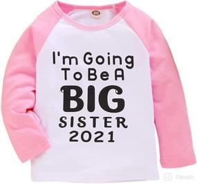 img 4 attached to LYSMuch Toddler T Shirt Promoted Letters Apparel & Accessories Baby Girls - Clothing