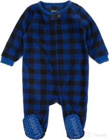 img 2 attached to 🎅 Leveret Fleece Footed Pajamas: Christmas Pajamas for Baby Boys, Girls & Toddler (3 Months-5 Toddler)