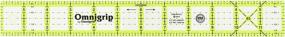 img 4 attached to Clear 1-? X 12-Inch Omnigrid Ruler For Precise Quilting And Sewing