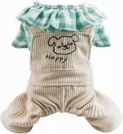 xs plaid dog jumpsuit pet костюм для маленьких собак - sgqcar happy outfit for yorkies, teddy, and cats логотип