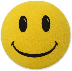 img 4 attached to 🙂 Fun and Vibrant Yellow Happy Smiley Face Car Antenna Topper - Multipurpose Auto Mirror Hanger and Dashboard Accessory by Tenna Tops