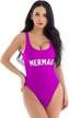 yizyif womens mermaid letter swimsuits women's clothing - swimsuits & cover ups logo