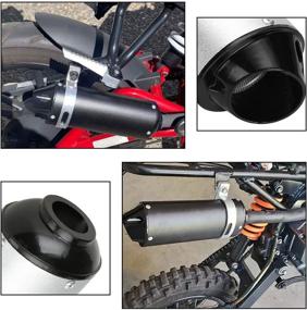 img 1 attached to 🔧 FVRITO 28mm Exhaust Pipe Muffler Silencer Clamp and Gasket: Ideal for 50cc 110 125cc Coolster Sport-B Taotao Chinese Dirt pit bike Venom Quad 4 Wheeler ATV White