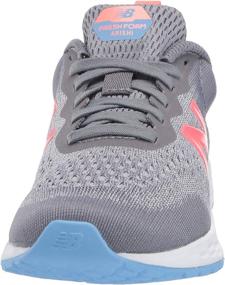 img 3 attached to 👟 Stylish and Sturdy: New Balance Gunmetal Tahitian Carolina Girls' Athletic Shoes