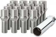 chrome spline tuner lug bolts for aftermarket wheels - dpaccessories 14x1.5b with 33mm shank bs33k5hc-ch04016 logo