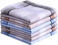 lacs mens cotton handkerchiefs pack: essential men's accessories and handkerchiefs. logo