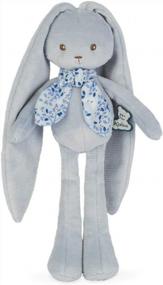img 3 attached to Blue Kaloo Lapinoo Corduroy Rabbit - My First Friend - 10" Tall, Machine Washable In Gift Box - Ideal For Ages 0+ - K969939