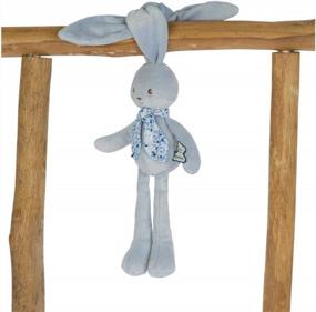 img 1 attached to Blue Kaloo Lapinoo Corduroy Rabbit — My First Friend — высота 10 дюймов, можно стирать в машине в подарочной коробке — идеально подходит для детей от 0+ — K969939